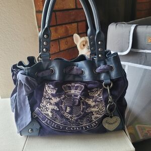 Juicy Couture Navy And Black Women's Bag